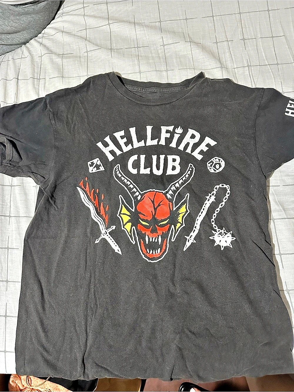 Heavenly Things Hellfire Club Graphic Tee in Black